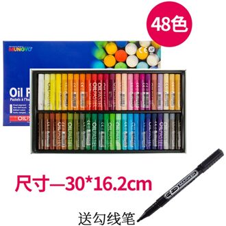 Mungyo Artist' Zachte Pastel 24/36/48 Kleuren Olie Pastel Ronde Vorm Zacht Krijt Artiest Student Graffiti Schilderij Tekening MOP-48