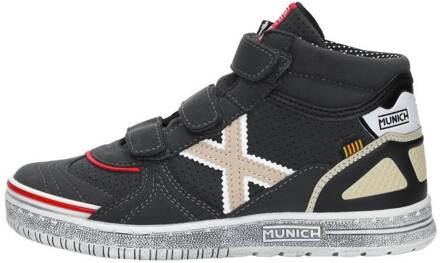 Munich Klittenband Hoog Donkergrijs - 30