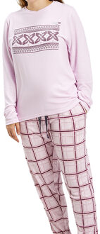 Munich Pyjama met lange mouwen MUDP0100 Roze