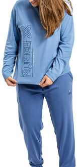 Munich Pyjama met lange mouwen MUDP0301 - maat Blauw