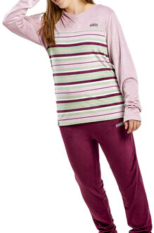 Munich Winterpyjama met lange mouwen MUDP0400 Bourgogne - XL