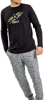 Munich Winterpyjama met lange mouwen MUDP0451 Zwart - 2XL
