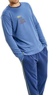 Munich Winterpyjama met lange mouwen MUDP0452 Blauw