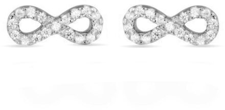 Munthir oorbellen in 925 sterling zilver Wit - One Size