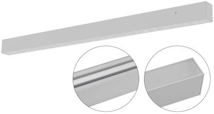 Munus LED plafondlamp zilver 50W