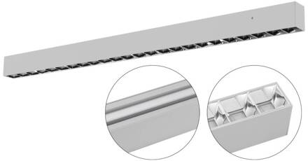 Munus, up-&downlight, 4.000 K, zilver