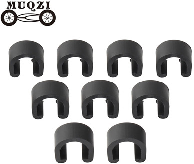 MUQZI 10Pcs Bike C-Clip Buckle Shift Brake Cable Fixed Clamp Housing Hose Guide MTB Road Bicycle Part