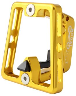Muqzi Fiets Voordrager Blok Voor Brompton Vouwfiets Voor Tas Cargo Rack Bracket Fietsen Accessoires goud