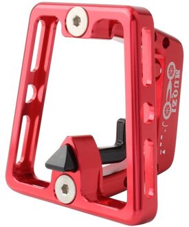 Muqzi Fiets Voordrager Blok Voor Brompton Vouwfiets Voor Tas Cargo Rack Bracket Fietsen Accessoires rood