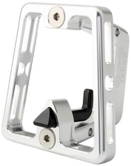 Muqzi Fiets Voordrager Blok Voor Brompton Vouwfiets Voor Tas Cargo Rack Bracket Fietsen Accessoires zilver