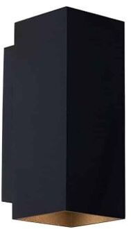 Murio SQ Flat Wandlamp - Zwart