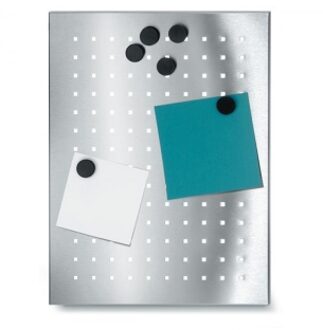 MURO magneetbord 40x30 cm met gaatjes (mat)