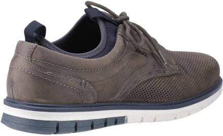 Murphy Leer Heren Grijs Veterschoenen - EU 44.5 / UK 10