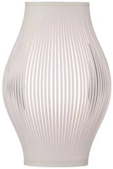 Murta tafellamp, 36 cm, wit wit, nikkel gesatineerd