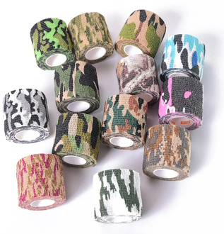 Muscle Pain Relief Elastic Bandage Camouflage Medical Glue Gym Kinesiology Tape Spandex Sport Athletic Fitness Sports Safety