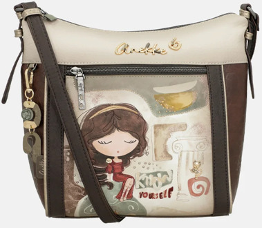 Muse crossbody tas multi Taupe - No Size