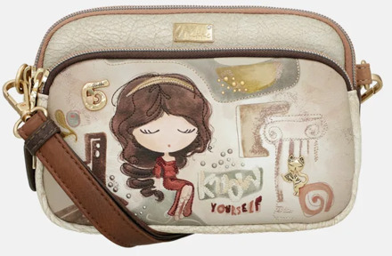 Muse crossbody tas multi Taupe - No Size