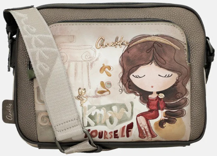 Muse crossbody tas multi Taupe - No Size