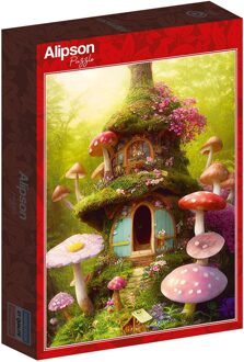 Mushroom House Puzzel (1000 stukjes)