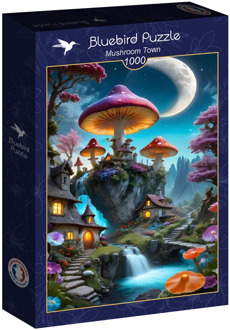 Mushroom Town Puzzel (1000 stukjes)