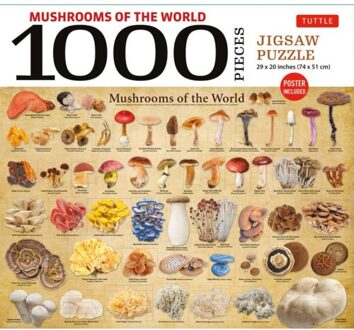 Mushrooms Of The World 100-Piece Puzzle