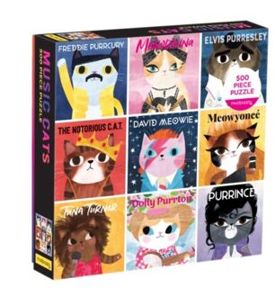 Music Cats 500 Piece Family Puzzle