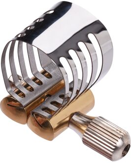 Muslady Enkele Schroef Aanpassing Saxofoon Fastener Clip Compact Sax Rietbinder Voor Tenor/Alto/Sopraansaxofoon Mondstuk Soprano