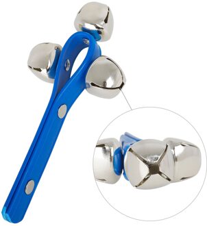 Muslady Handvat Bell Shaker Tafelbel Stok Percussie Muzikaal Speelgoed Met 3 Jingle Bells Voor Kinderen