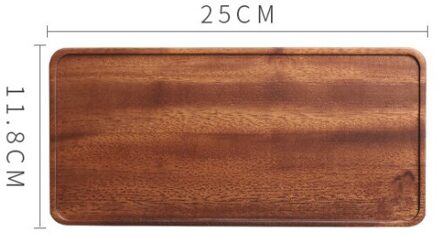 Musowood Acacia Rechthoek Houten Thee Dienblad Tafel Plaat Snacks Voedsel Opslag Schotel Voor Hotel Thuis Dienblad