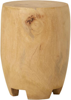 Must Living Bijzettafel 'Puro' Suarhout, 32cm Naturel - 32 cm
