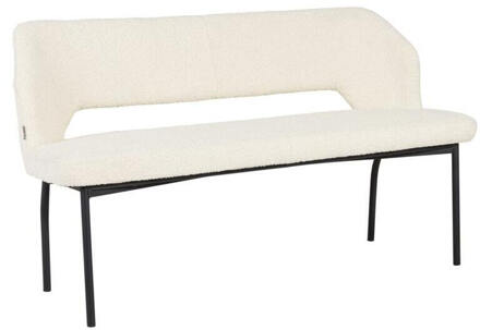 Must Living Eetkamerbank 'Bloom' Bouclé, 150cm, kleur Naturel