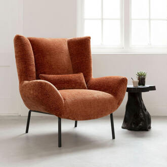 Must Living Fauteuil 'Astro' Chenille, kleur Cinnamon