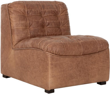 Must Living Fauteuil 'Liberty' Leder, kleur Cognac