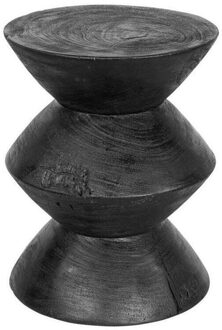 Must Living Krukje/Bijzettafel 'Curve' Suarhout, kleur Zwart