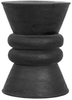 Must Living Krukje/Bijzettafel 'Ring Ring' Suarhout, kleur Zwart