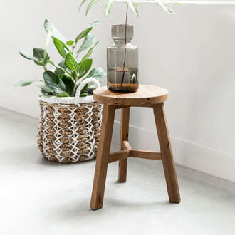 Must Living Krukje 'Easy' Teakhout, 30cm - 30 cm