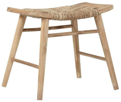 Must Living Krukje 'Rex' Teakhout, 55 x 42cm Naturel