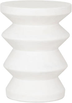 Must Living Krukje 'Zig Zag' Cement, 34cm, kleur Wit