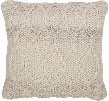 Must Living Kussen 'Dolomite' 45 x 45cm, kleur Ivory