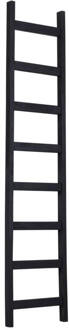 Must Living Ladder 'Steps' Teakhout, 180cm, kleur Zwart