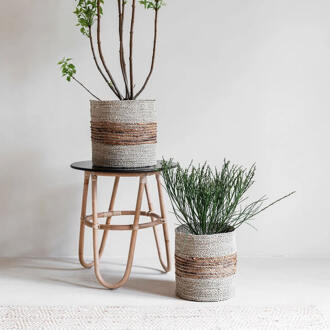 Must Living Mand 'Carvoeiro' Zeegras, Set van 2 stuks Naturel