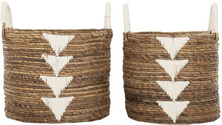 Must Living Mand 'Lima' Set van 2 stuks, kleur Wit