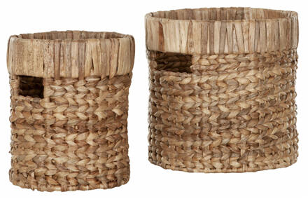 Must Living Mand 'Organize' Waterhyacint, Set van 2 stuks Naturel