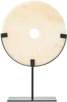 Must Living Ornament 'Coin' Large, Onyx, kleur - 30 cm