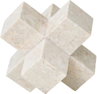 Must Living Ornament 'Wavebreaker' Marmer, kleur Wit