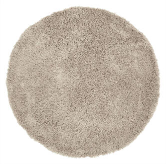 Must Living Rond Vloerkleed 'Celeste' 150cm, kleur Taupe - 150 cm