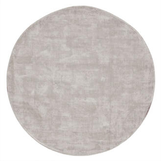 Must Living Rond Vloerkleed 'La Belle' 150cm, kleur Lichtgrijs - 150 cm
