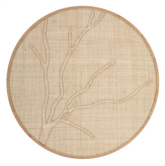 Must Living Rond Wandpaneel 'Jungle' Palmblad, 85cm - 85 cm