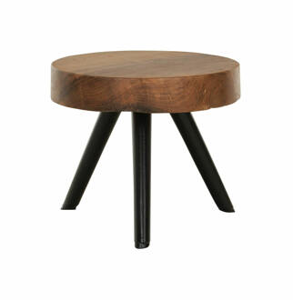 Must Living Salontafel 'Disk' Teakhout, 40cm Naturel - 40 cm