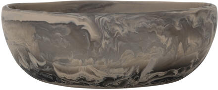 Must Living schaal 'Rafael', Ø33 cm, kleur Zwart en Bruin Bruin, Zwart - 33 cm